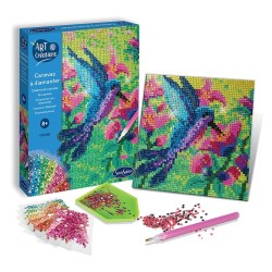 Kit creativ cu strasuri, Pasare Colibri