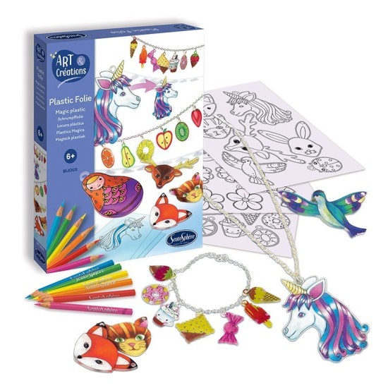 Kit creativ plastic magic - Bijuterii