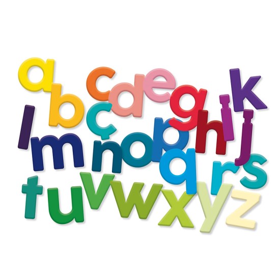 Litere minuscule magnetice din lemn - Vilac Litere minuscule magnetice din lemn - Vilac