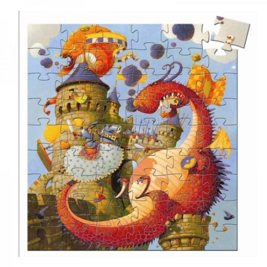 Puzzle Cavalerul si Dragonul 54 pcs