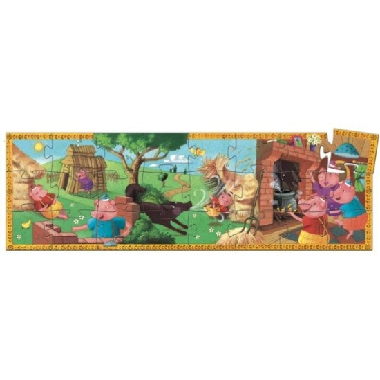 Puzzle Cei 3 purceluși 24 pcs