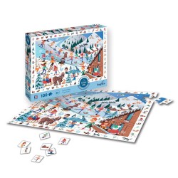 Puzzle La munte 100 Pcs