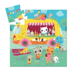 Puzzle Mașina de înghețată 16 pcs