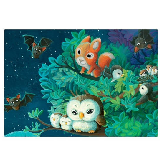 Puzzle 'La lumina lunii' 2x24 pcs