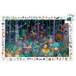 Puzzle observație Pădurea fermecată 100 pcs