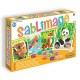 Kit creativ cu nisip colorat - Sablimage Animale in pericol - Sentosphere