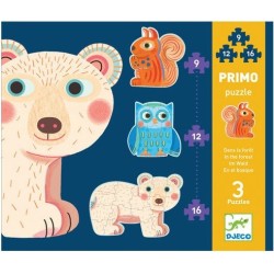 Set Puzzle-uri Animale 9,12,16 pcs