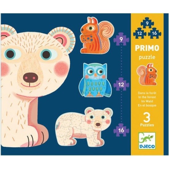 Set Puzzle-uri Animale 9,12,16 pcs