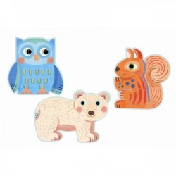 Set Puzzle-uri Animale 9,12,16 pcs