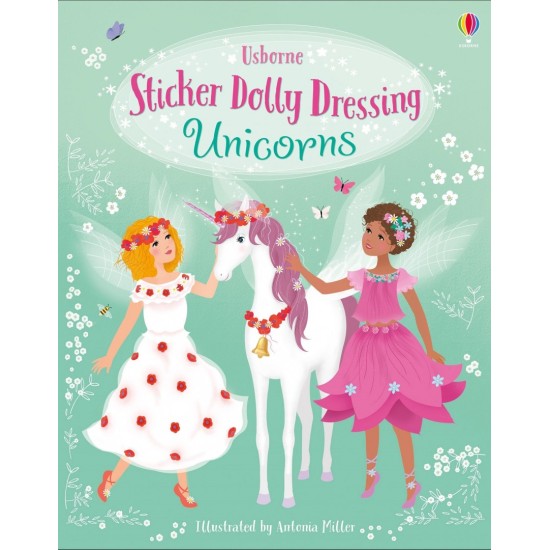 Sticker Dolly Dressing Unicorns