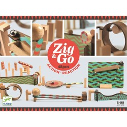 Zig & Go set de constructie trasee 48 piese