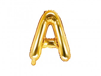 Balon Auriu 35 cm Litera A