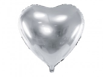 Balon Inima Argint 45 cm