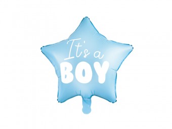 Balon Stea Albastru It's A Boy 48 cm