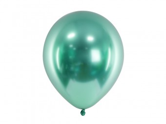 Set 50 baloane latex Glossy Verde, 30 cm