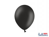 10 Baloane Pastel Negru 27cm