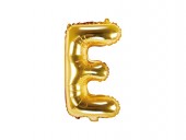 Balon Auriu 35 cm Litera E