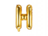 Balon Auriu 35 cm Litera H