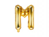 Balon Auriu 35 cm Litera M