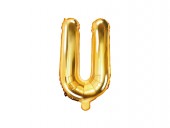 Balon Auriu 35 cm Litera U