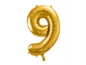 Balon Auriu 86 cm Cifra 9