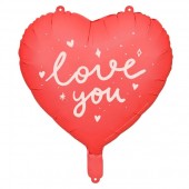 Balon Heliu Inima I Love You 45 cm