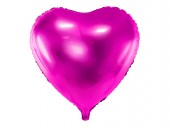 Balon Inima Roz inchis 45 cm