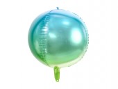 Balon Minge Verde Albastru 35 cm