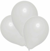 Set 10 Baloane albe
